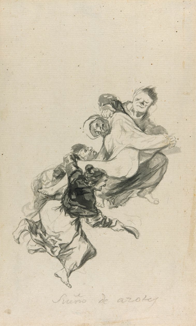 Álom a korbácsolásról alkotó: Francisco Jose de Goya y Lucientes
