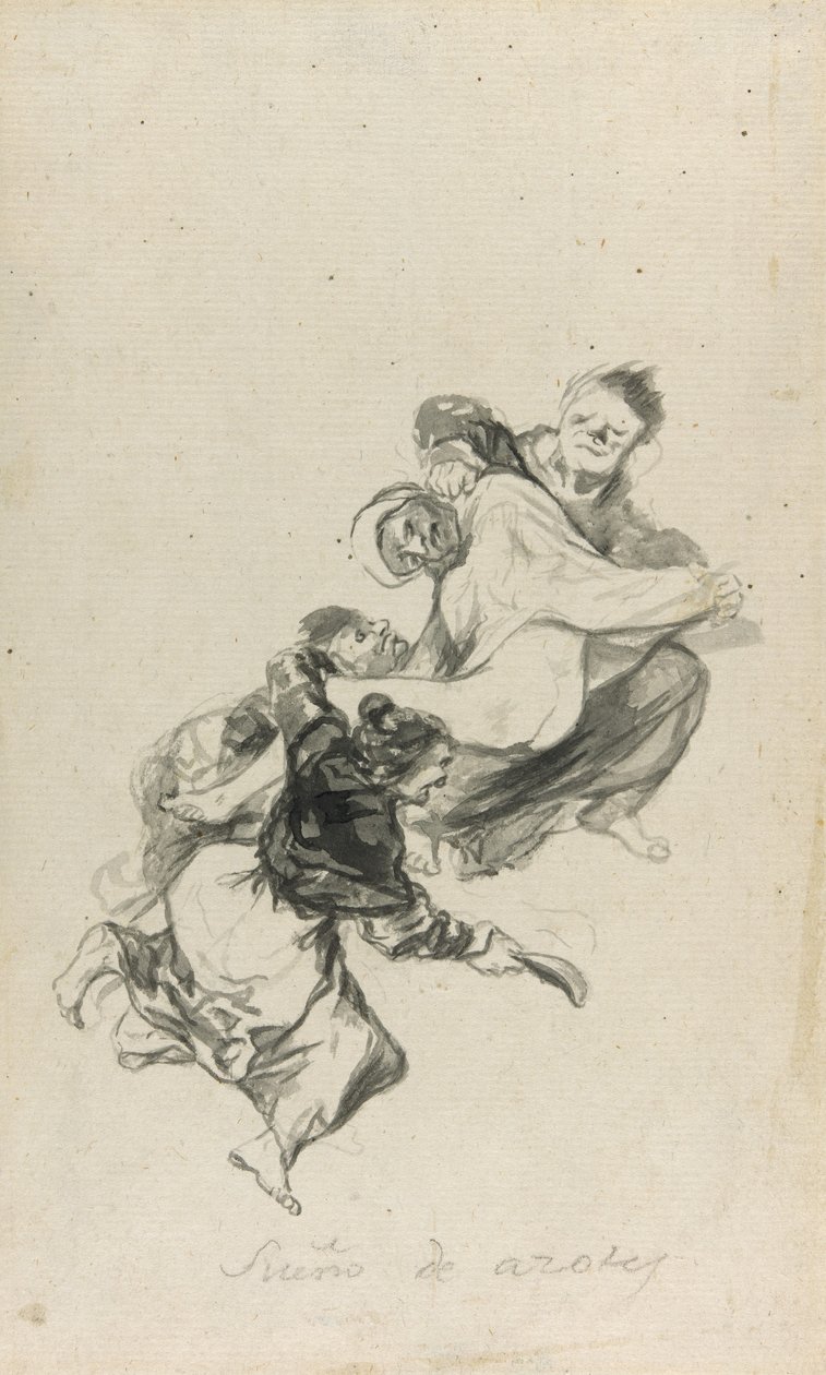 Korbácsolás álma, 1801-03 alkotó: Francisco de Goya