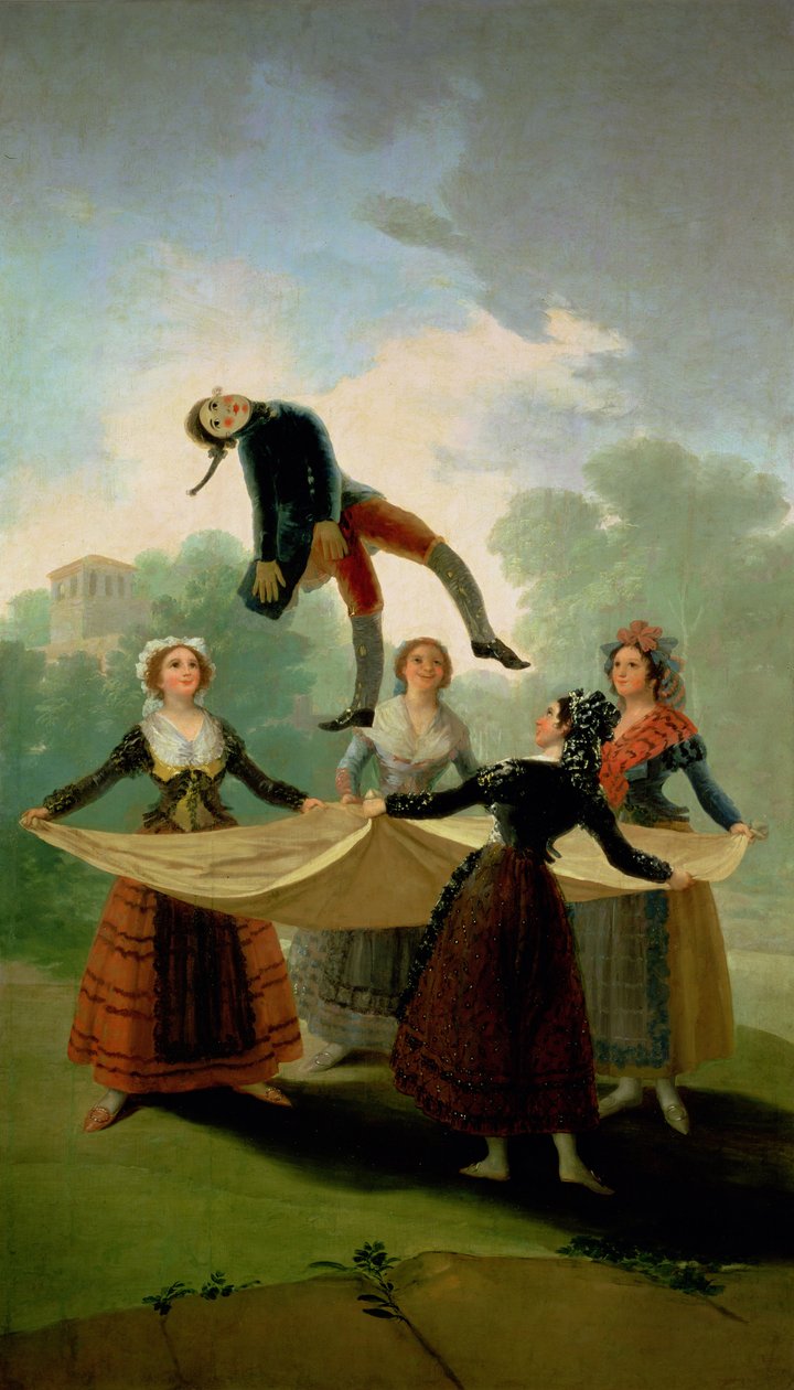 El Pelele (A báb) 1791-2 (olaj, vászon) alkotó: Francisco de Goya