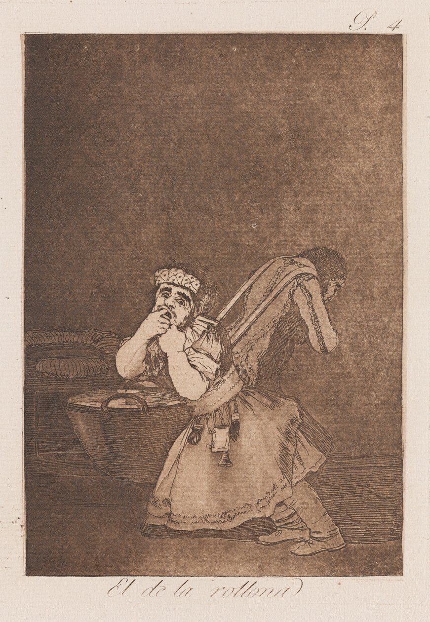 El de la Rollona, 18. század vége – 19. század eleje (nyomtatvány) alkotó: Francisco de Goya