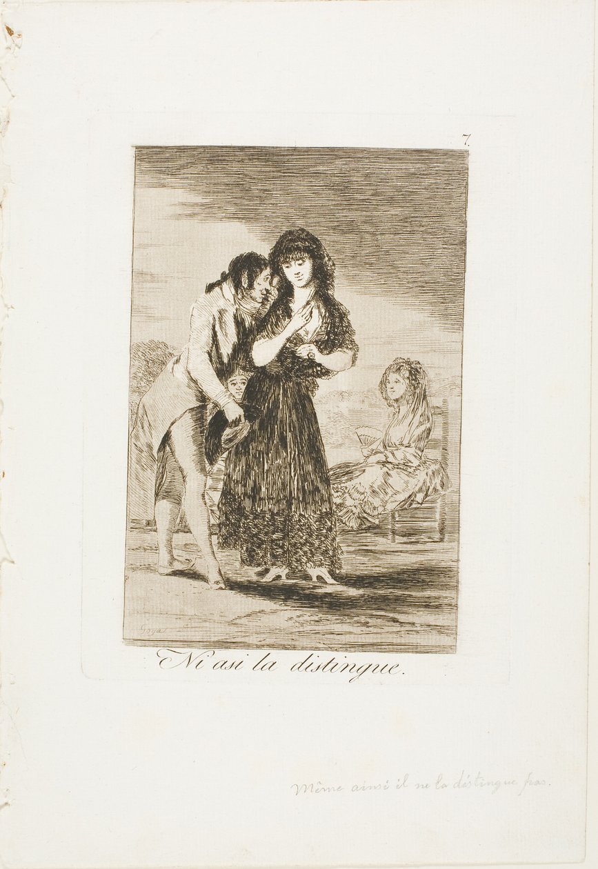 Még így is Cannot Make Her Out, hetedik lemez Los Caprichosból alkotó: Francisco Jose de Goya y Lucientes
