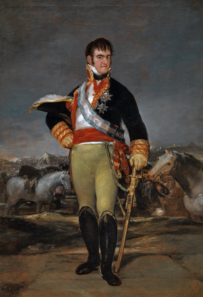 VII. Ferdinánd (1815) (olaj, vászon) alkotó: Francisco Jose de Goya y Lucientes