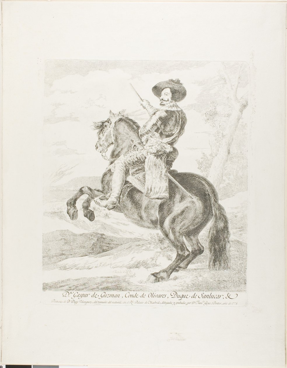 Gaspar de Guzman, Olivares hercege alkotó: Francisco Jose de Goya y Lucientes