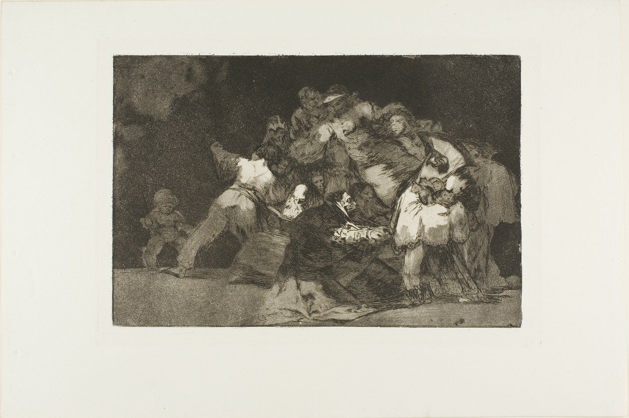 Folly tábornok, kilencedik tábla a Példabeszédekből alkotó: Francisco Jose de Goya y Lucientes