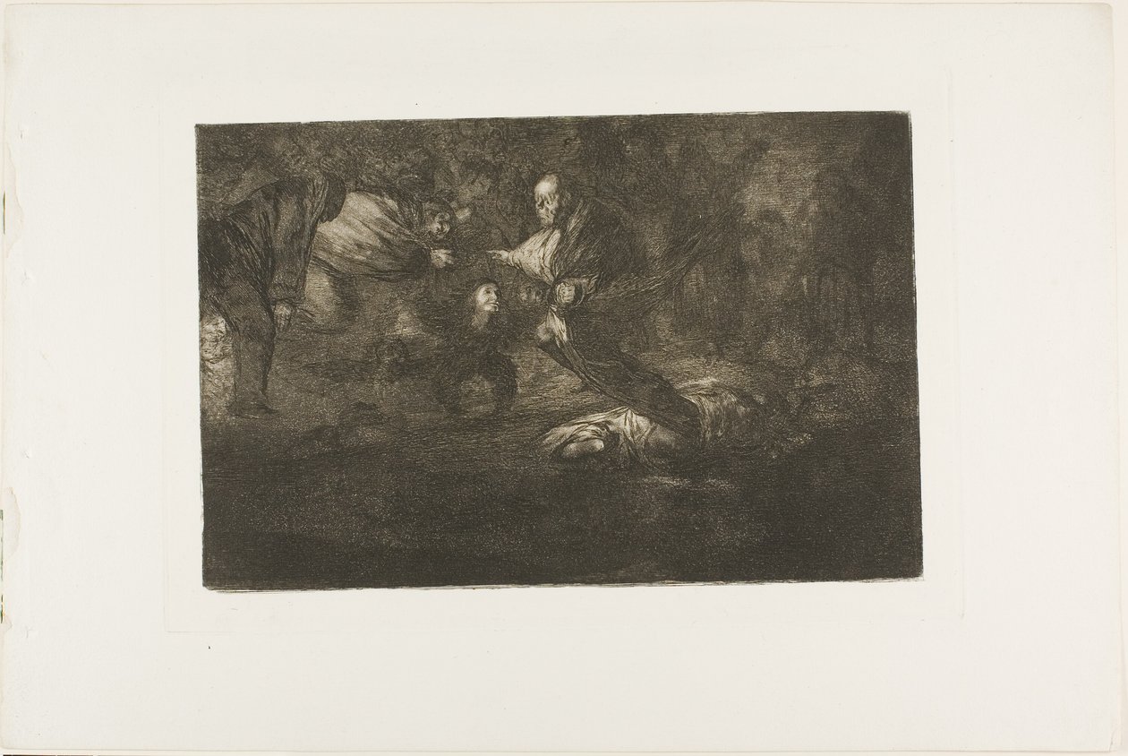 Isten megteremti őket, és egyesülnek, Los Proverbios 18. lemeze alkotó: Francisco Jose de Goya y Lucientes