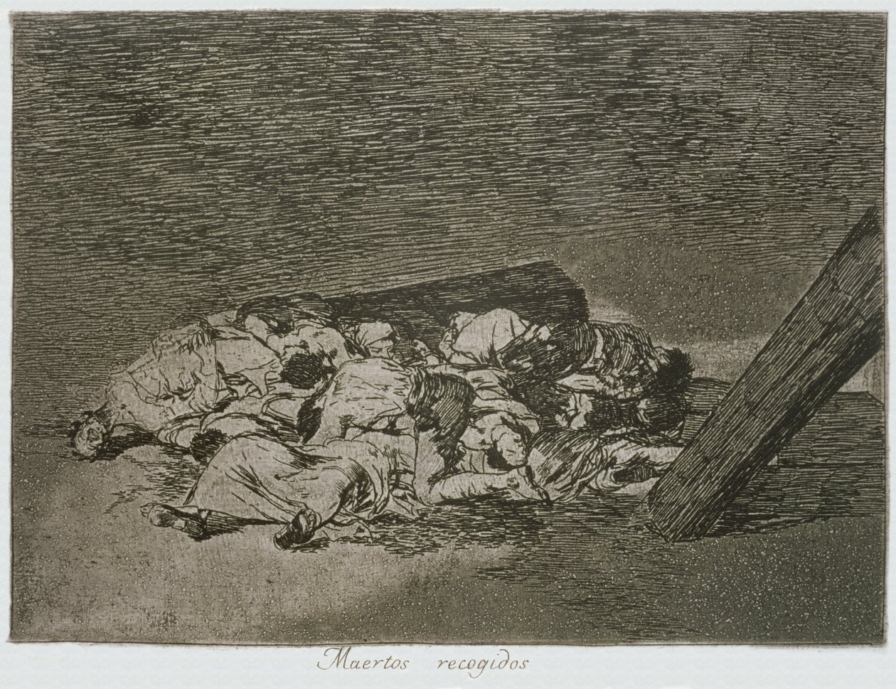 Halottak betakarítása, „The Disasters of War” 63. lemeze alkotó: Francisco Jose de Goya y Lucientes