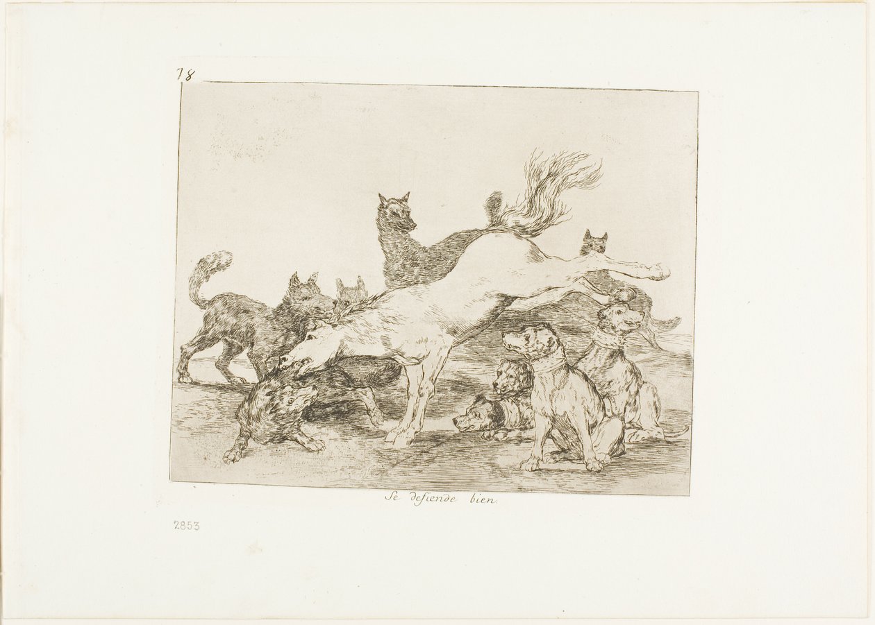 Jól védekezik, a The Disasters of War 78-as lemeze alkotó: Francisco Jose de Goya y Lucientes
