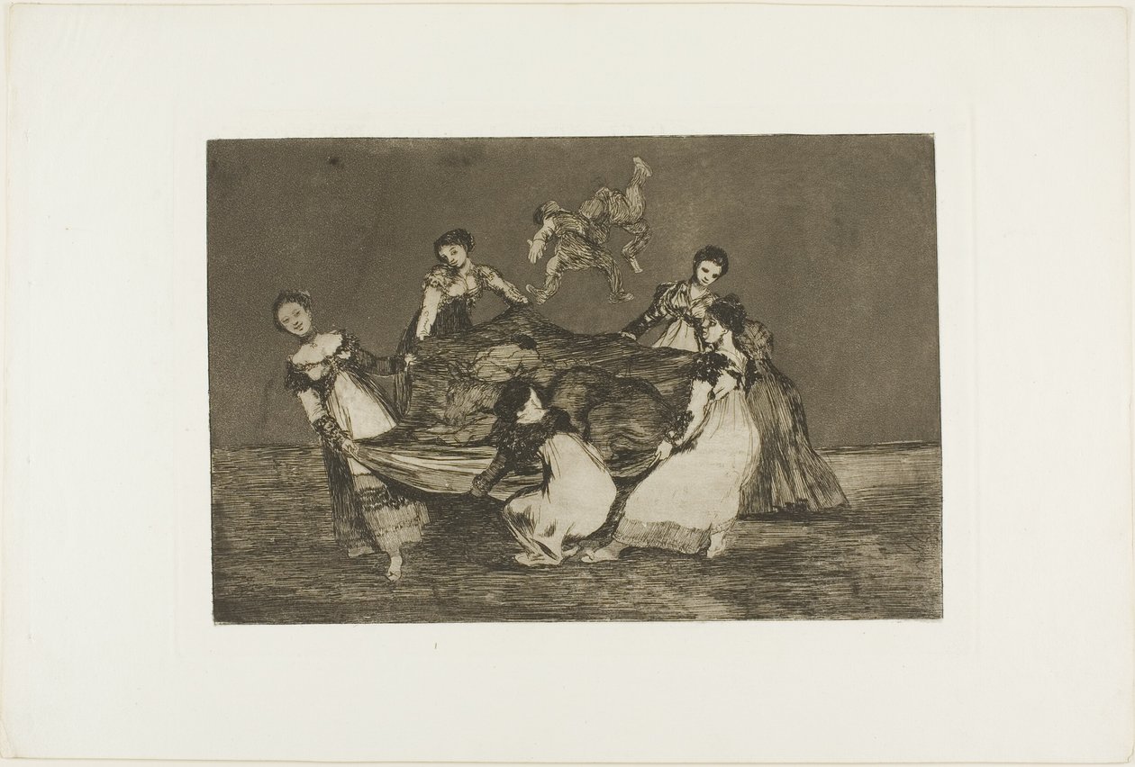 Nehezebb, mint egy döglött szamár, egy lemez Los Proverbiosból alkotó: Francisco Jose de Goya y Lucientes