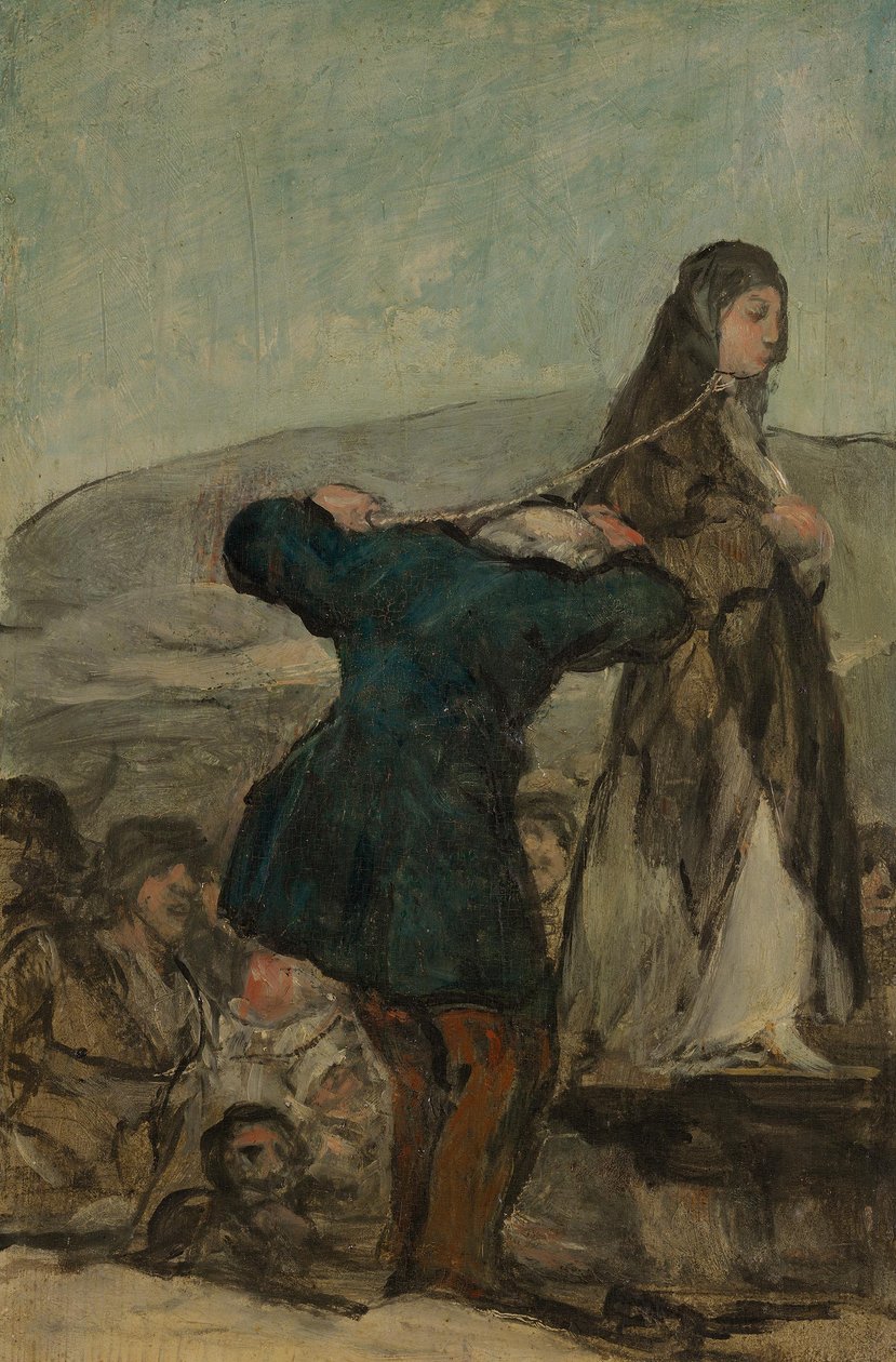 Boszorkányok kivégzése alkotó: Francisco Jose de Goya y Lucientes
