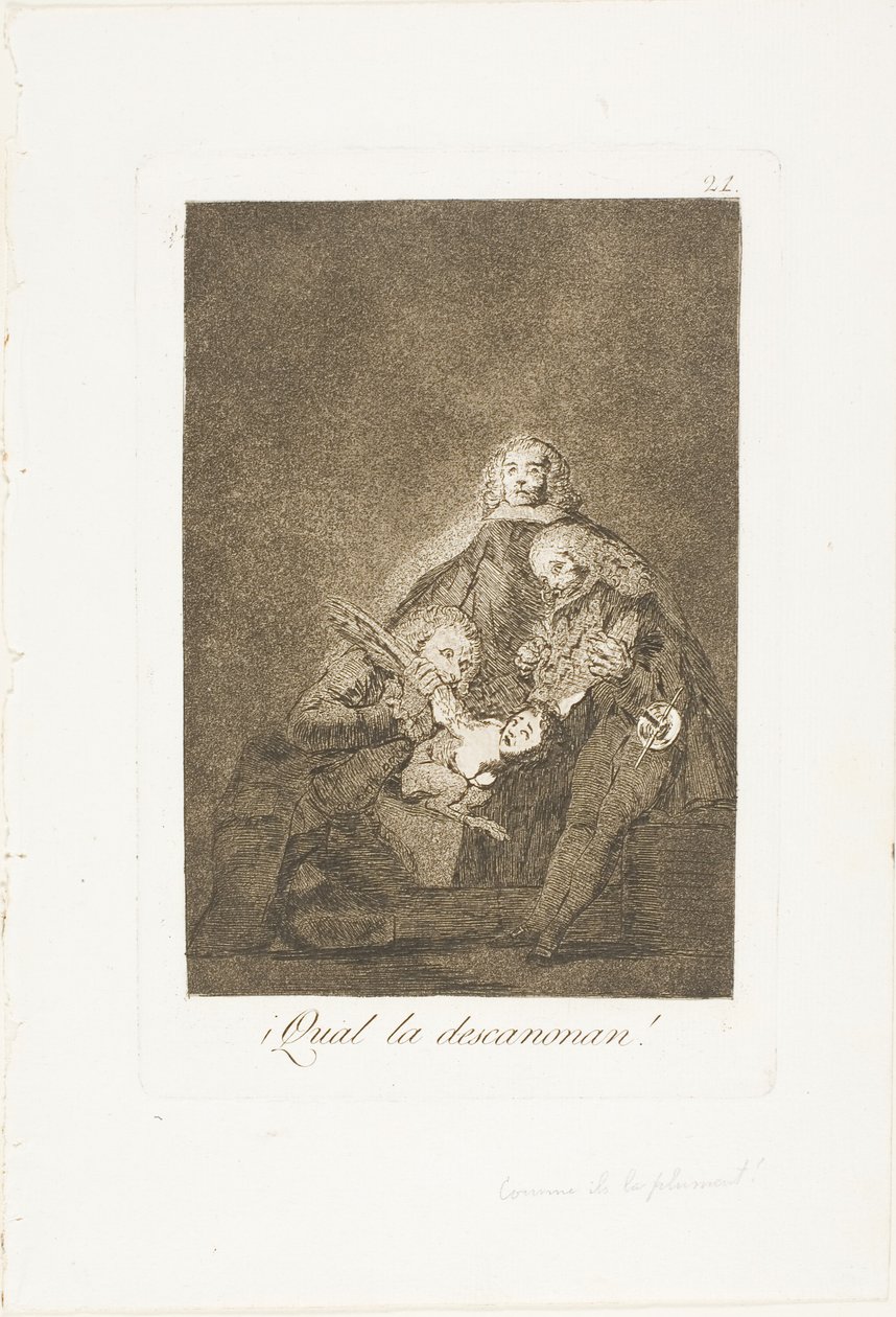 Hogyan szedik ki őt, 21-es lemez Los Caprichosból alkotó: Francisco Jose de Goya y Lucientes
