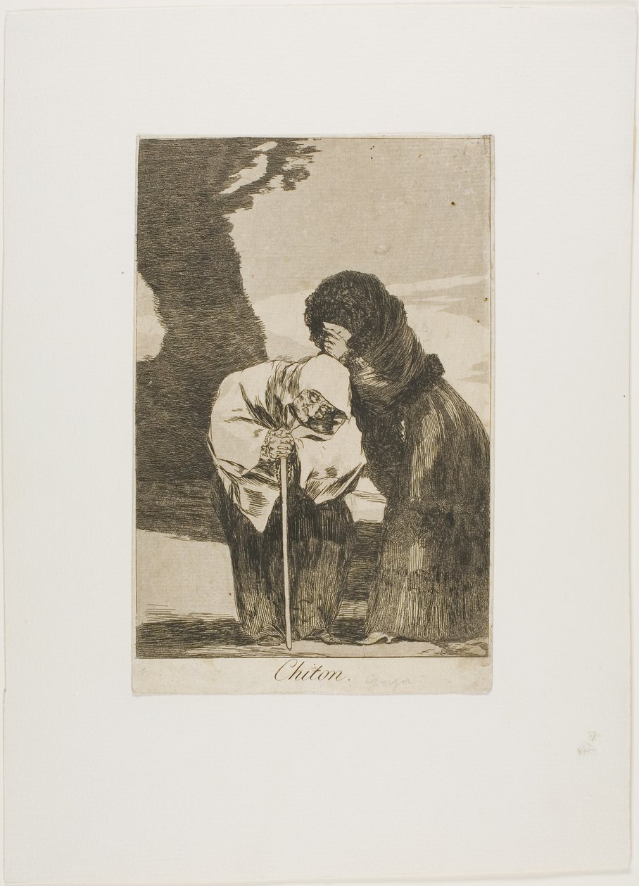Hush, 28-as lemez Los Caprichosból alkotó: Francisco Jose de Goya y Lucientes