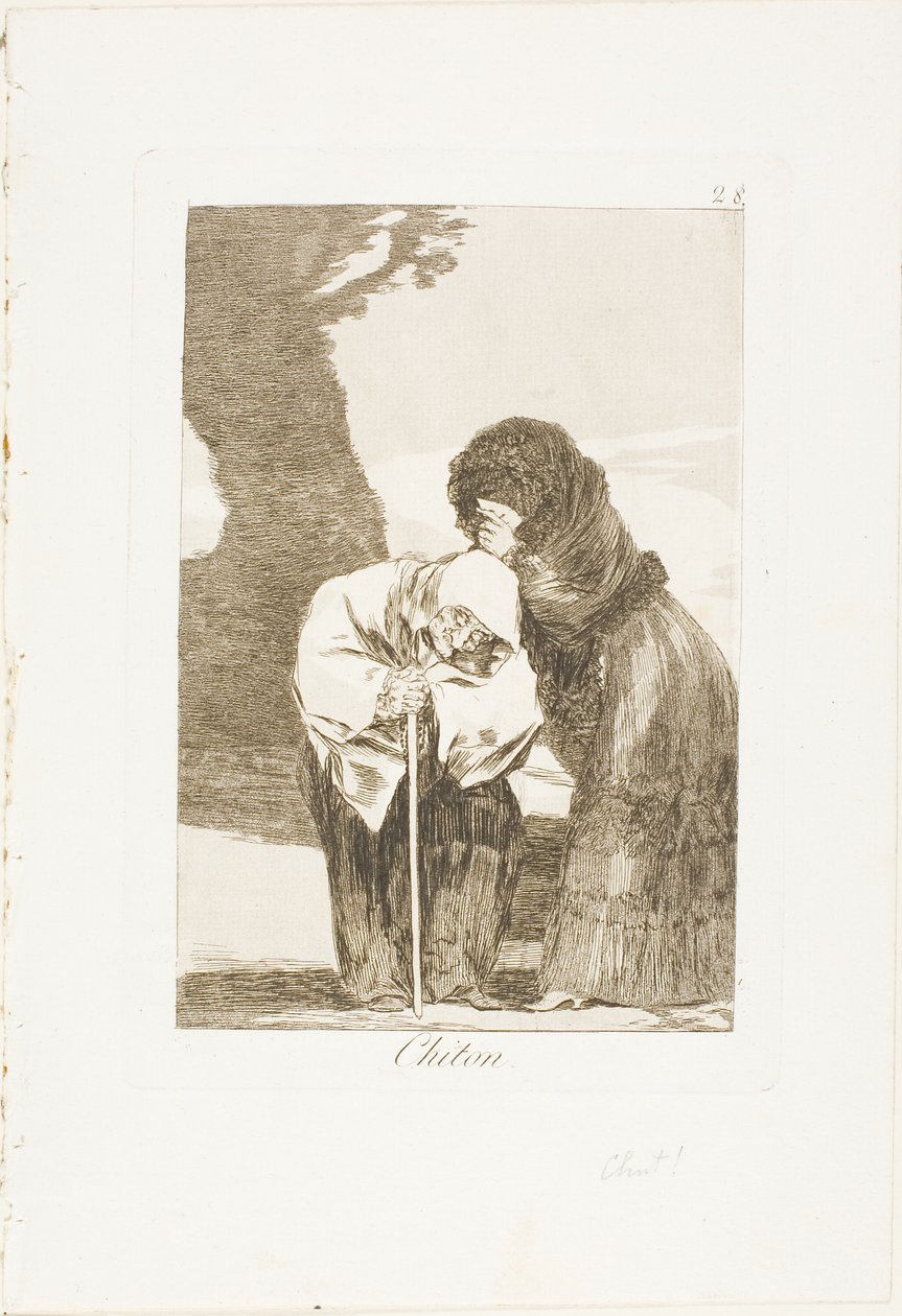 Hush, 28-as lemez Los Caprichosból alkotó: Francisco Jose de Goya y Lucientes