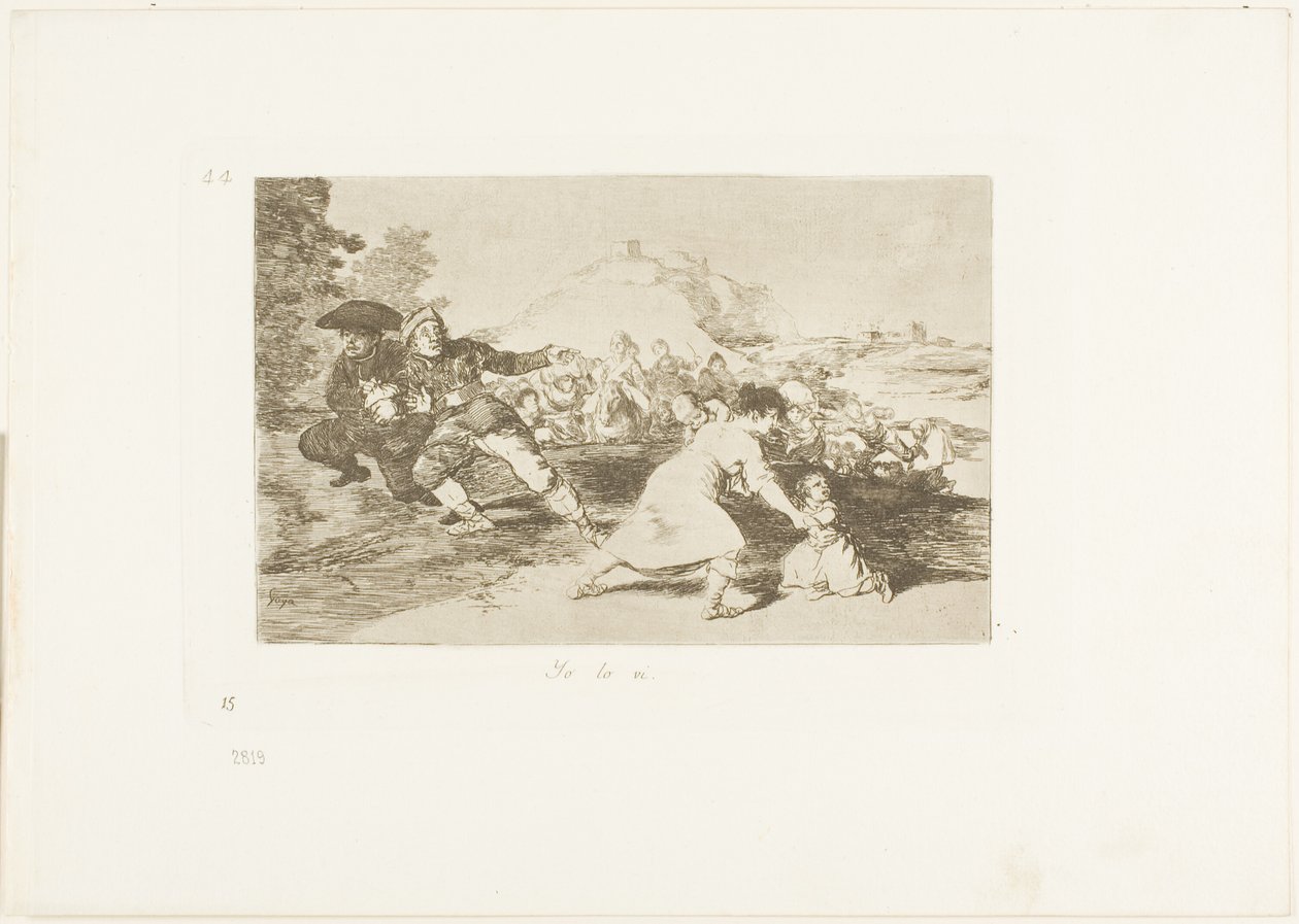Láttam, 44. lemez a The Disasters of War-ból alkotó: Francisco Jose de Goya y Lucientes