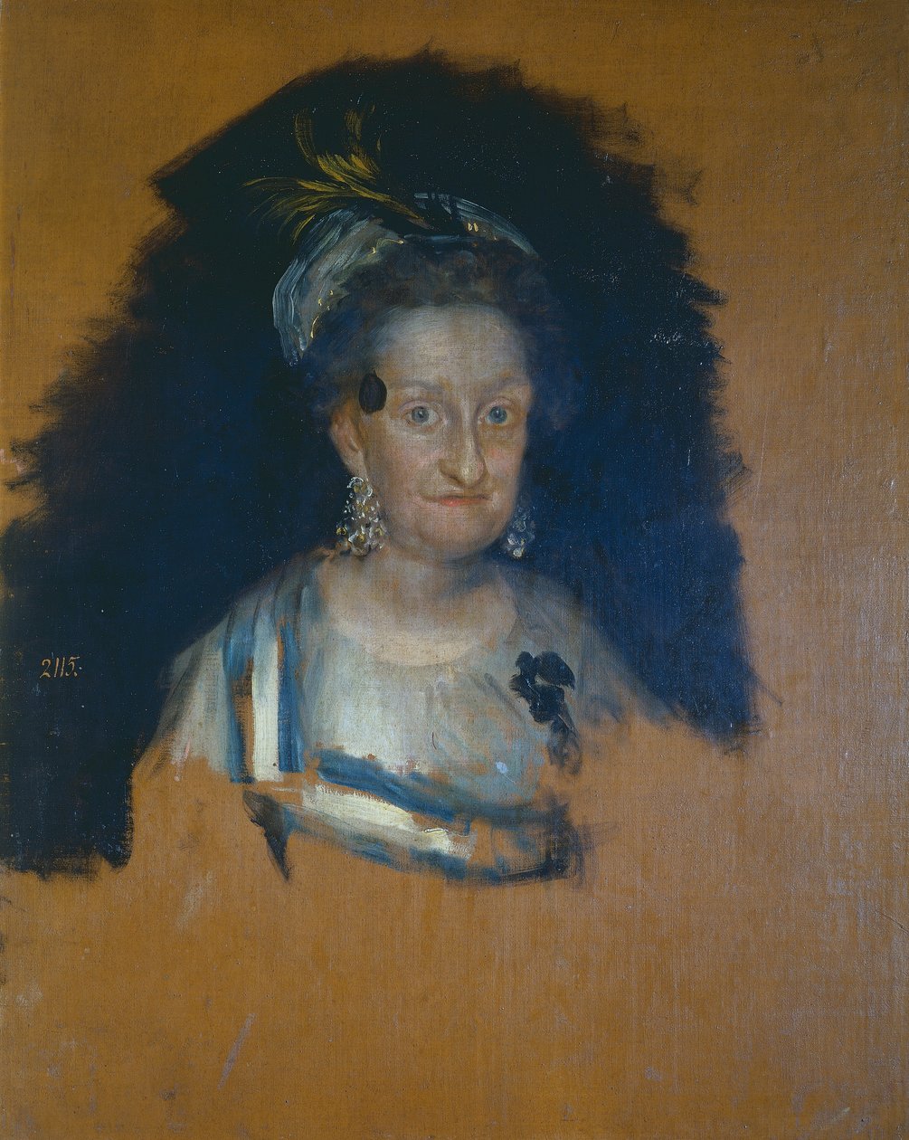 Infanta Maria Josefa, előzetes vázlat a IV. Károly családja csoportportréjához alkotó: Francisco Jose de Goya y Lucientes