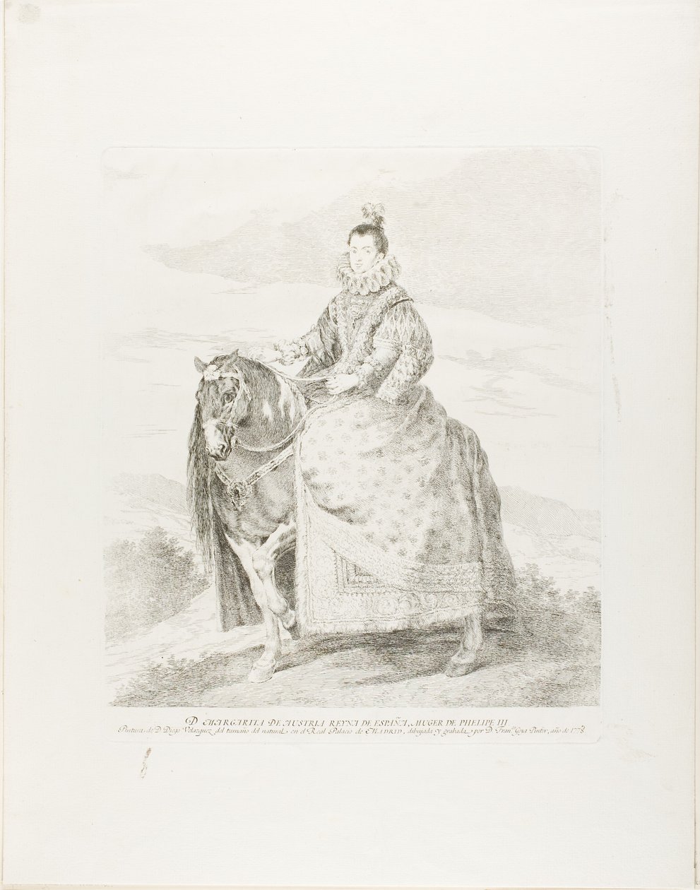 Ausztriai Margit alkotó: Francisco Jose de Goya y Lucientes