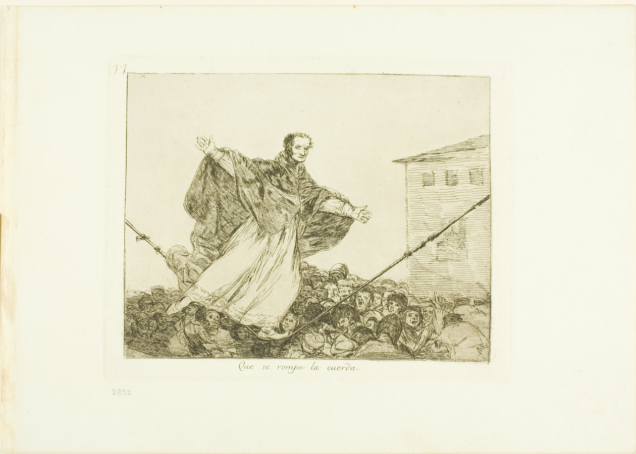 Elszakadhat a zsinór, 77-es lemez a The Disasters of War-ból alkotó: Francisco Jose de Goya y Lucientes