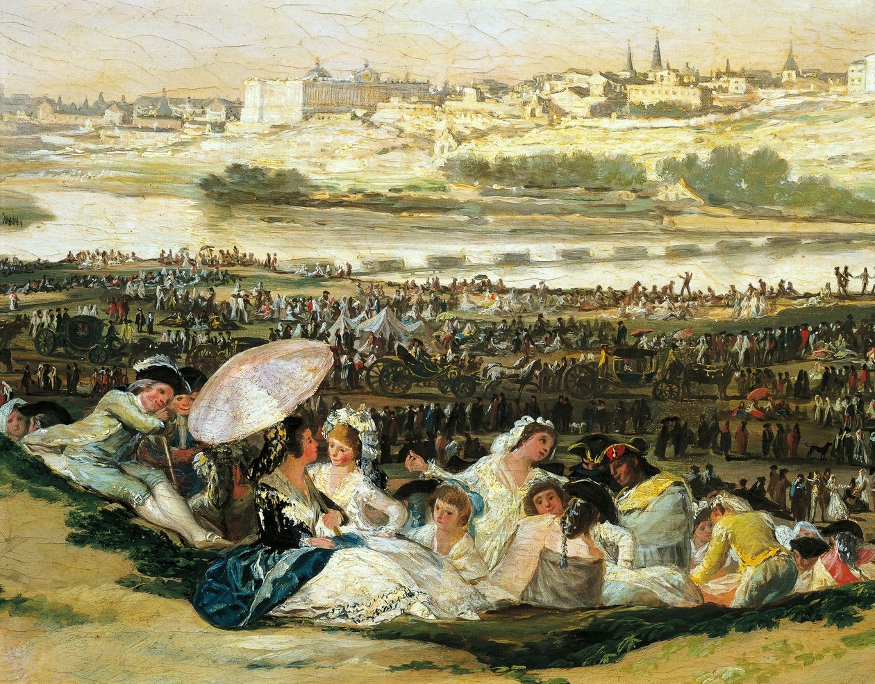 San Isidro rétje, Francisco de Goya (1746-1828), Részlet alkotó: Francisco Jose de Goya y Lucientes
