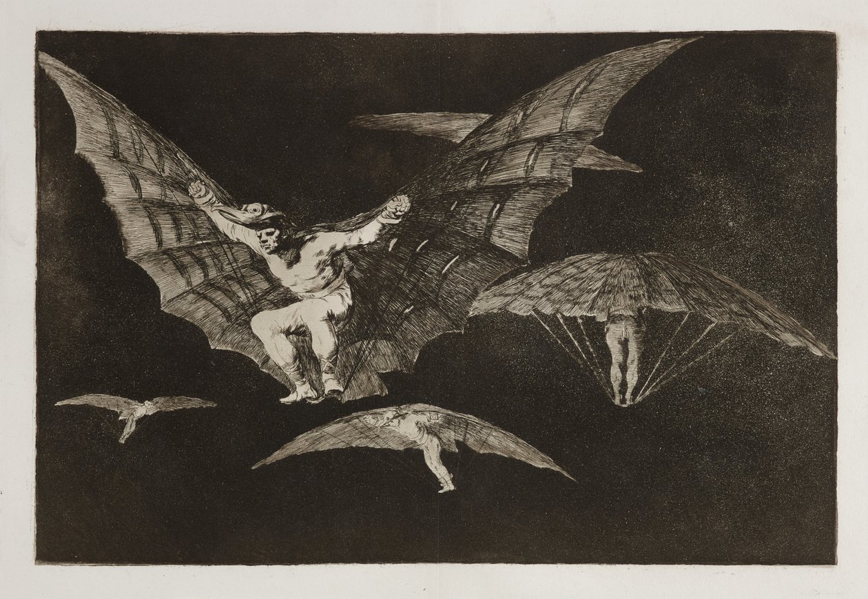 Modo de volar (A way of flying) alkotó: Francisco Jose de Goya y Lucientes