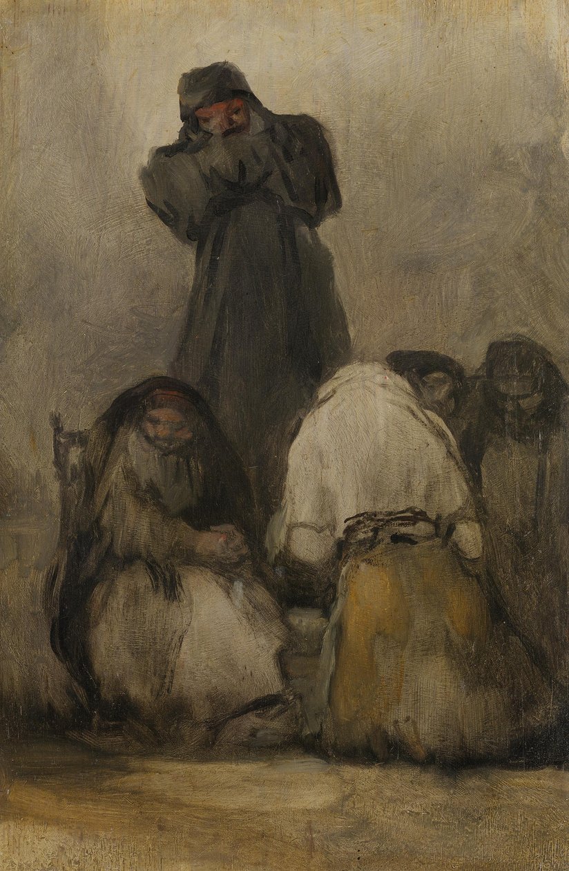 Szerzetesprédikáció alkotó: Francisco Jose de Goya y Lucientes