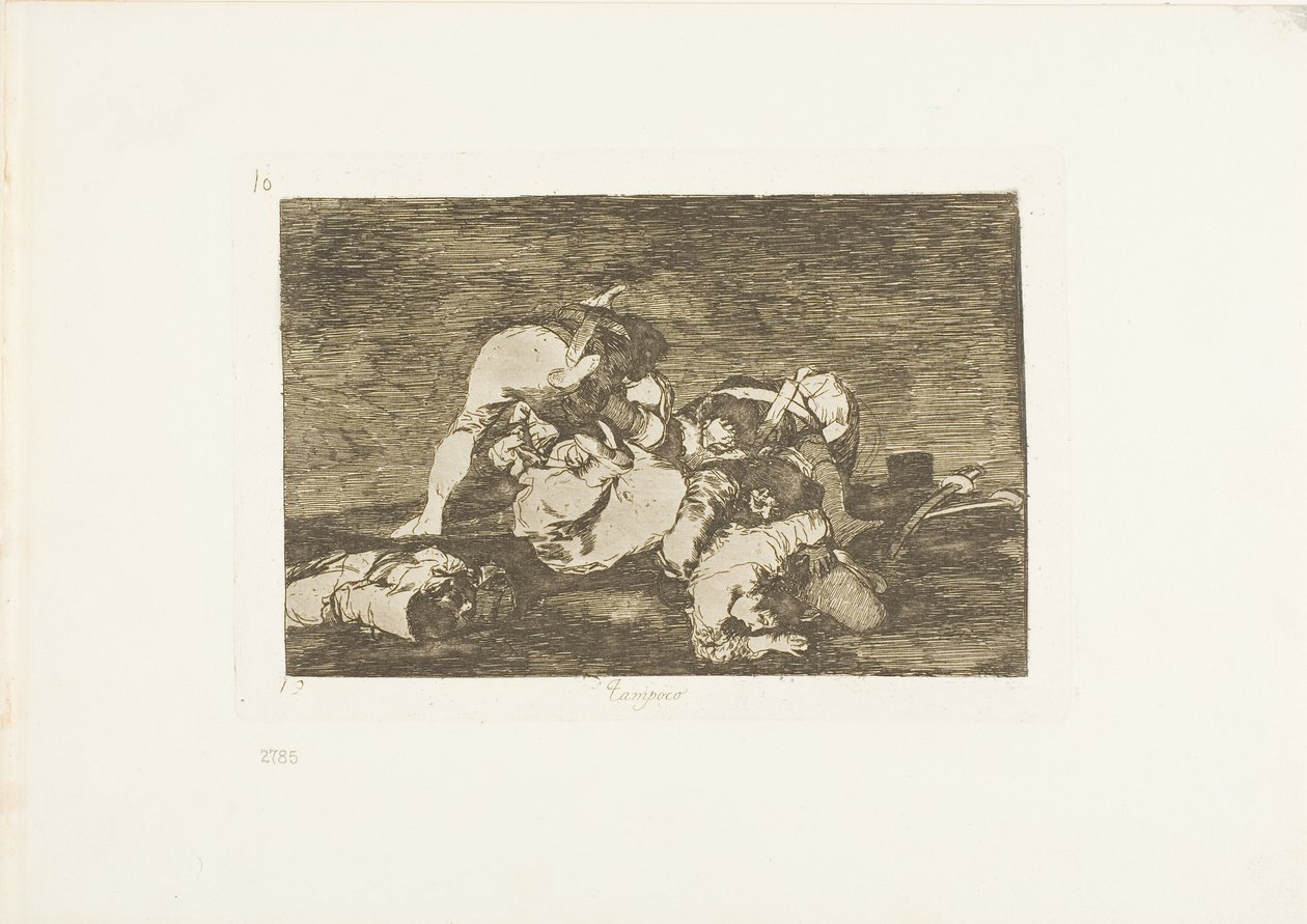 Ezek sem, tízes lemez a The Disasters of War-ból alkotó: Francisco Jose de Goya y Lucientes