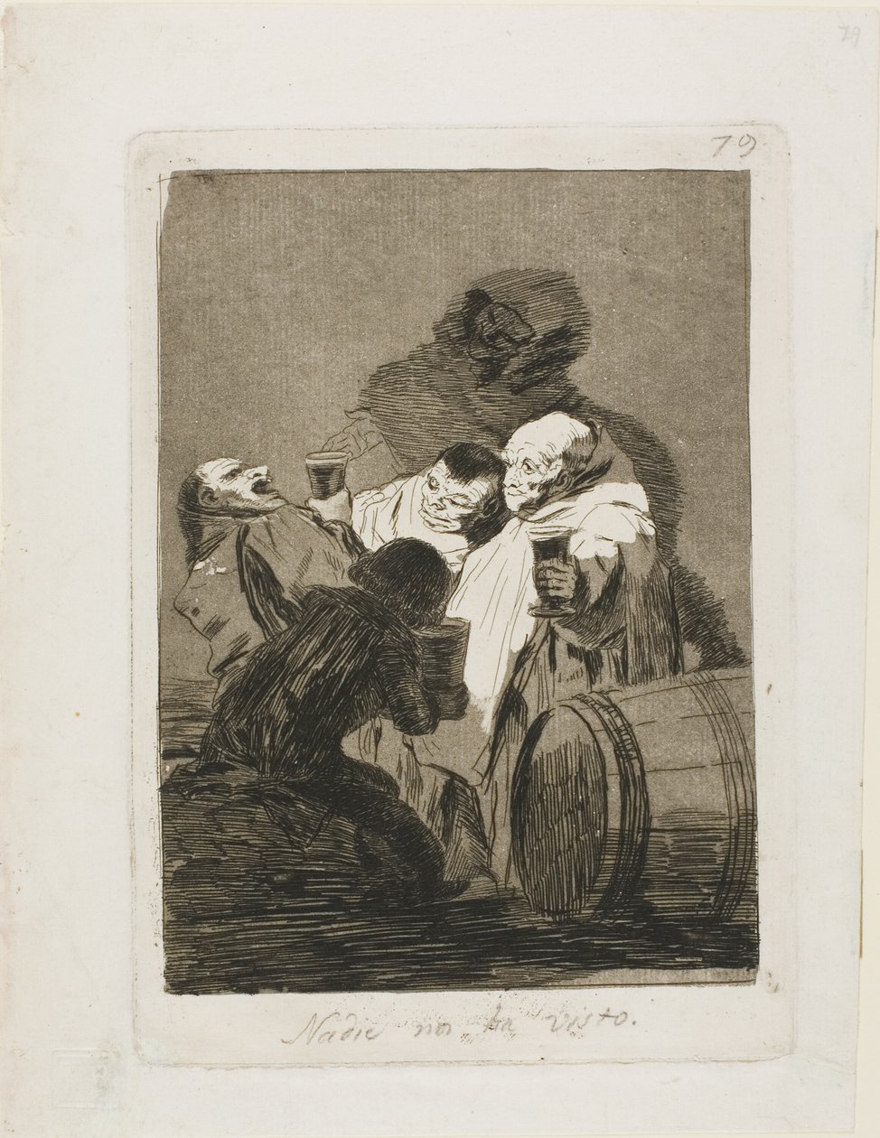 Senki sem látott minket, 79. lemez Los Caprichosból alkotó: Francisco Jose de Goya y Lucientes