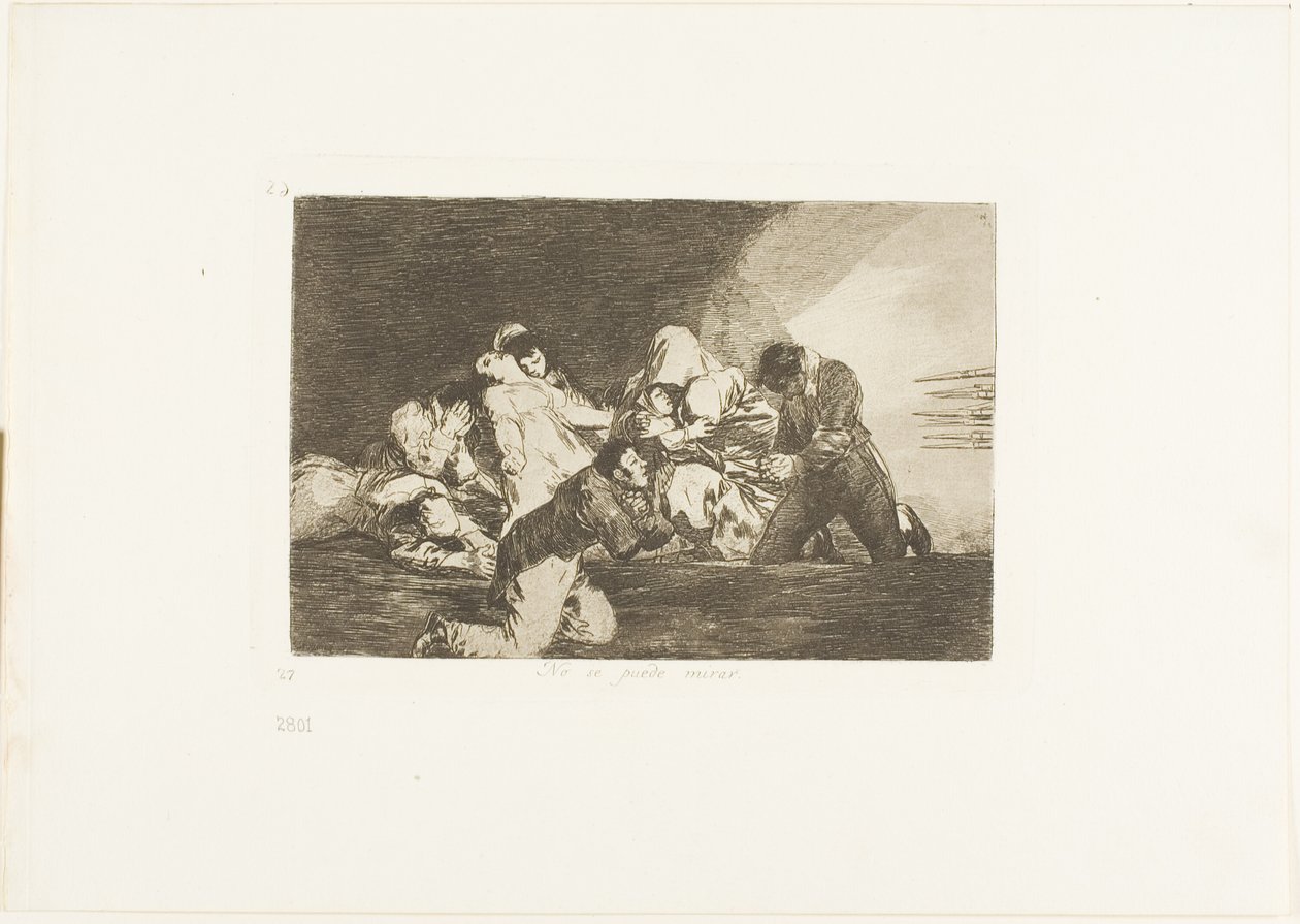Az ember nem tud nézni, 26. lemez A háború katasztrófái című könyvből alkotó: Francisco Jose de Goya y Lucientes
