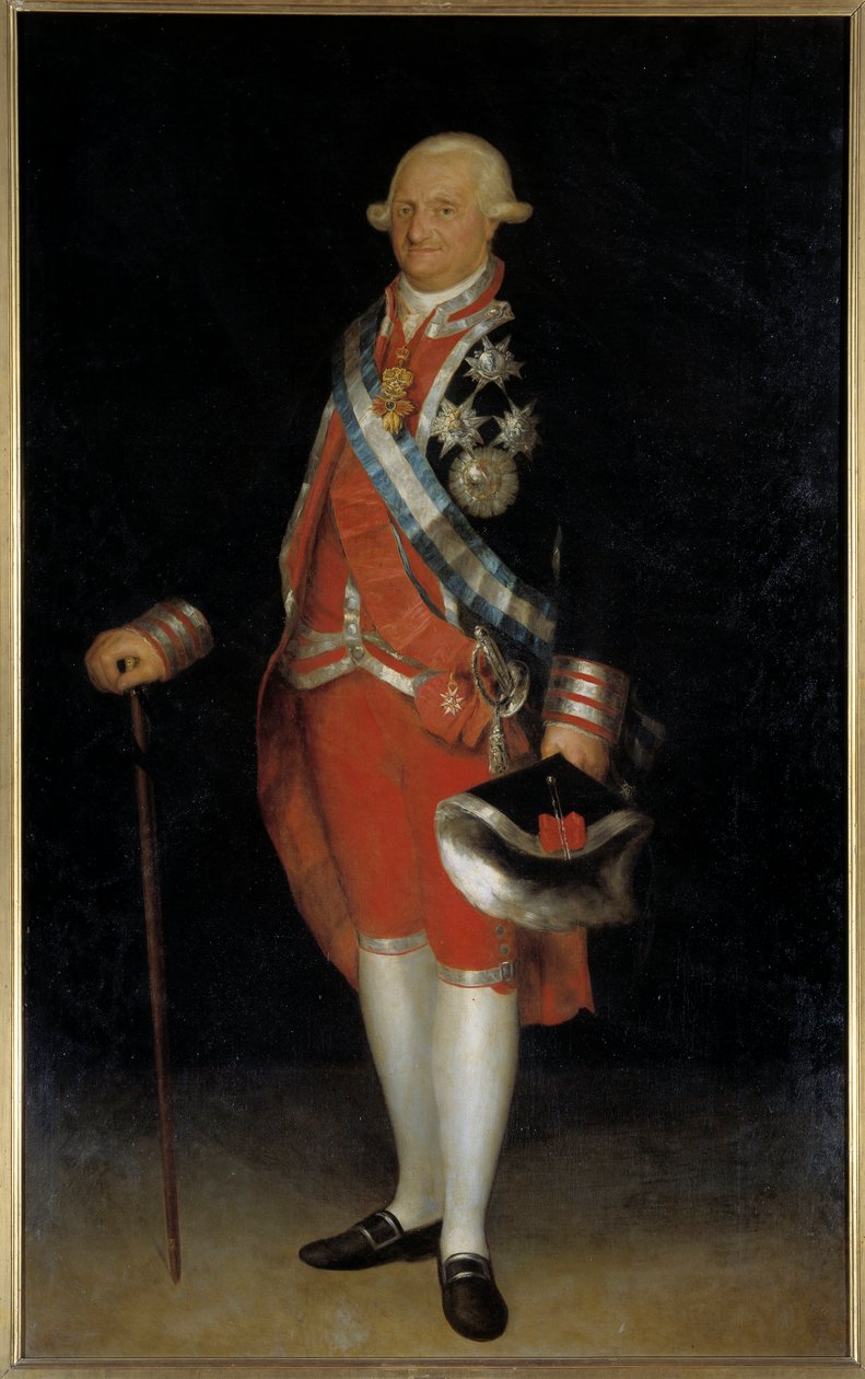 IV. Károly spanyol király portréja (olaj, vászon) alkotó: Francisco de Goya