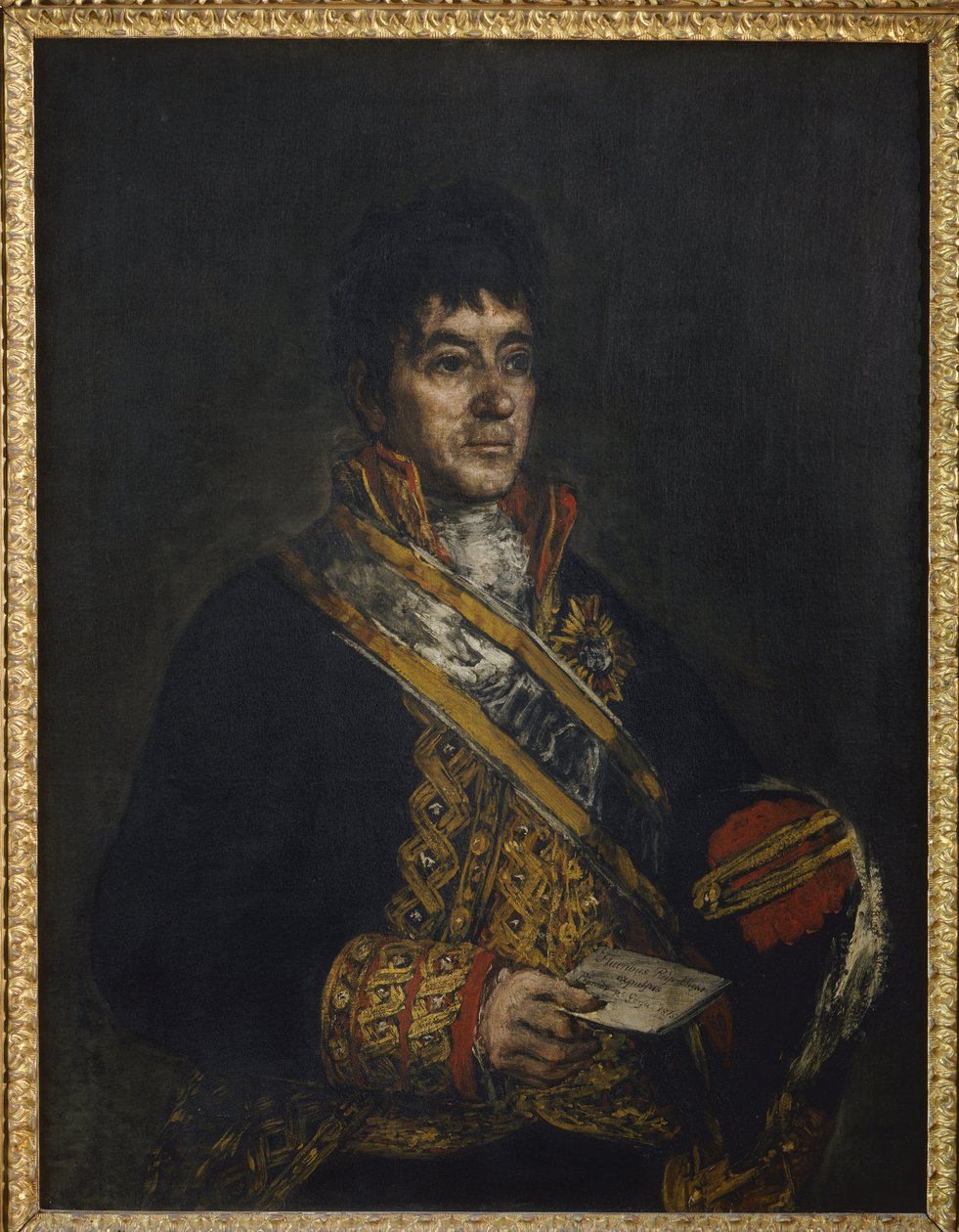 Don Miguel de Lardizabal y Uribe (1744-1824) portréja – Francisco de Goya (1746-1828). olajfestmény alkotó: Francisco de Goya