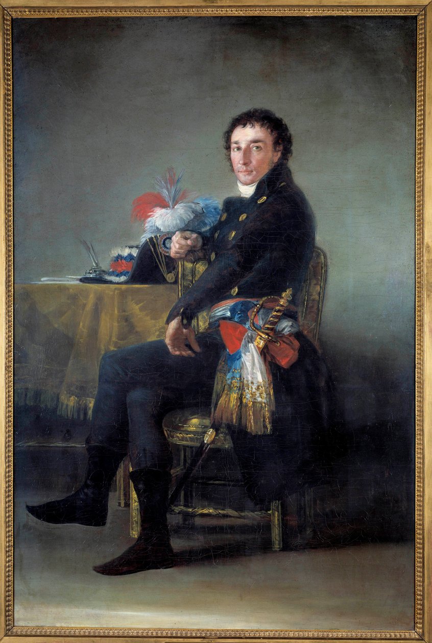Ferdinand Guillemardet, Franciaország spanyolországi nagykövetének portréja (1765-1809) Francisco de Goya (1746-1828) festménye 19. század V. 1,86x1,24 m - Ferdinand Guillemardet, Franciaország spanyolországi nagykövetének (1765-1809) portréja. Francisco d alkotó: Francisco de Goya