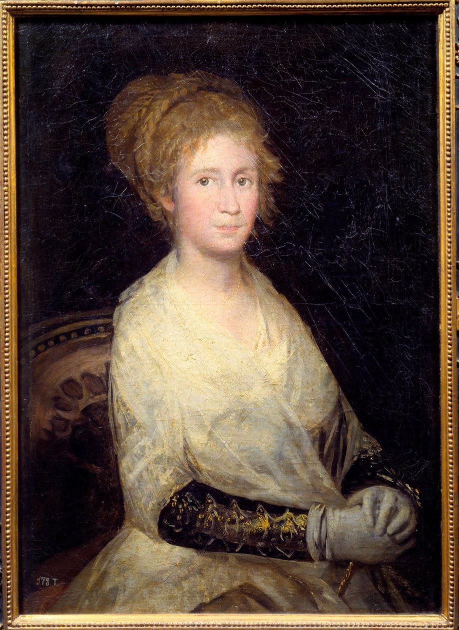 Josepha Bayeu portréja. Francisco De Goya (1746-1828) festménye alkotó: Francisco de Goya