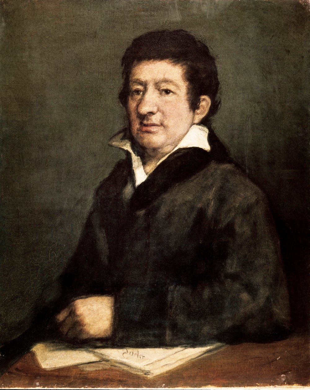 Leandro Fernandez de Moratin (1760-1828) spanyol költő és drámaíró portréja. Francisco de GOYA Y LUCIENTES (1746-1828) festménye alkotó: Francisco de Goya