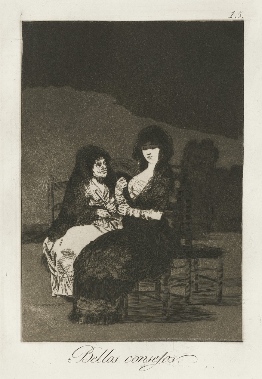 Szép tanítások, 1868 alkotó: Francisco de Goya