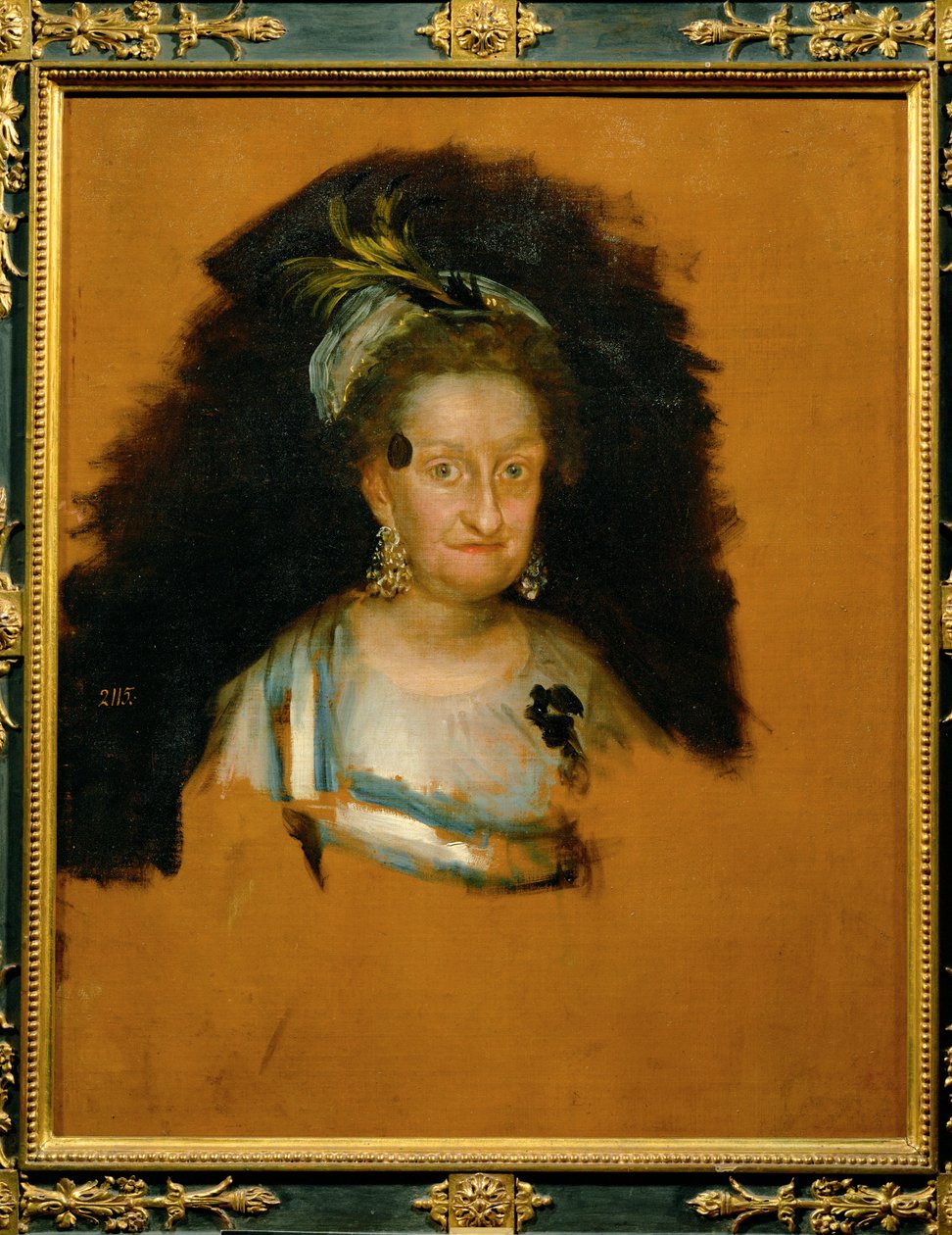 Maria Luisa spanyol királynő ... (festmény vászonra) alkotó: Francisco Jose de Goya y Lucientes
