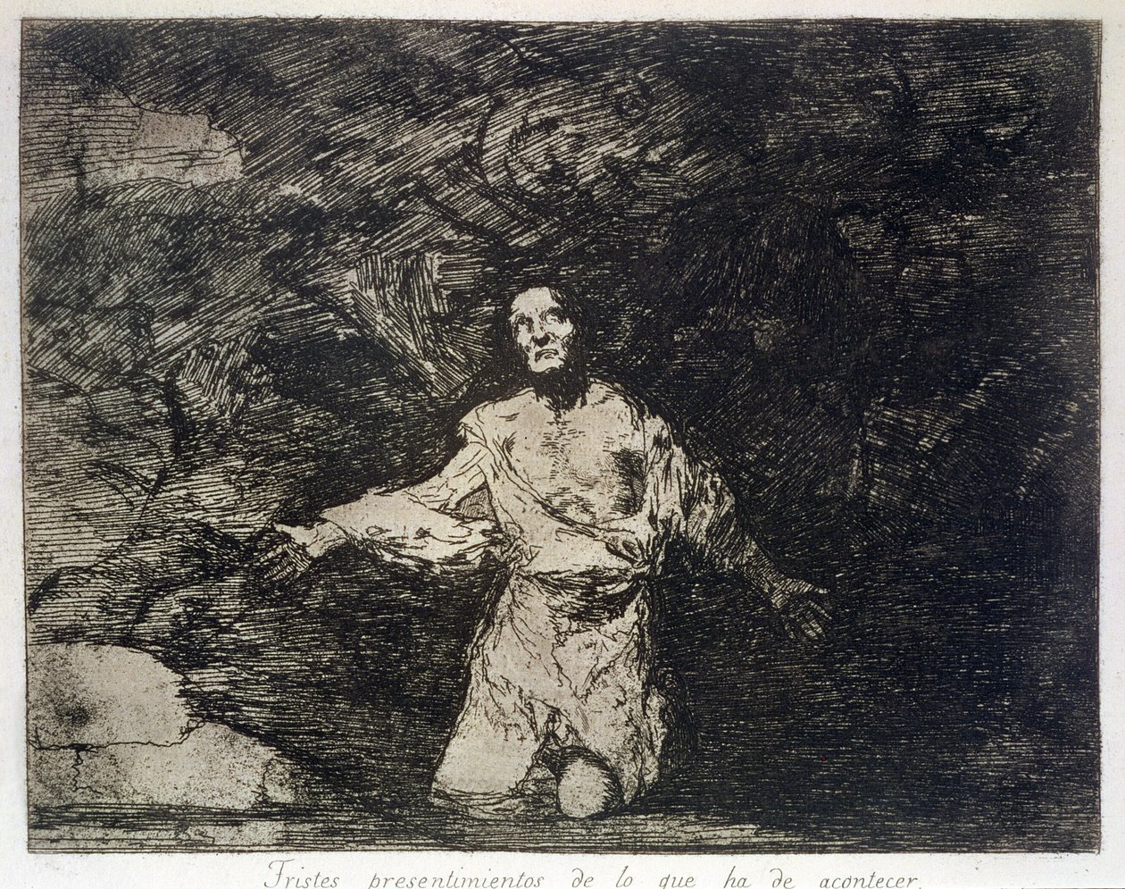 Szomorú előérzetek az elkövetkezendő eseményekről, a „The Disasters of War” 1. táblája alkotó: Francisco Jose de Goya y Lucientes