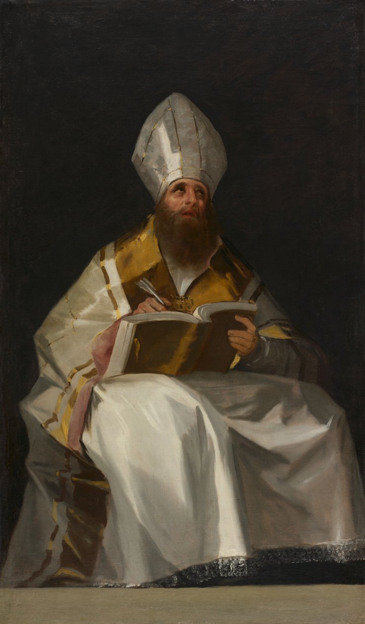 Szent Ambrus, 1796-1799 körül alkotó: Francisco de Goya