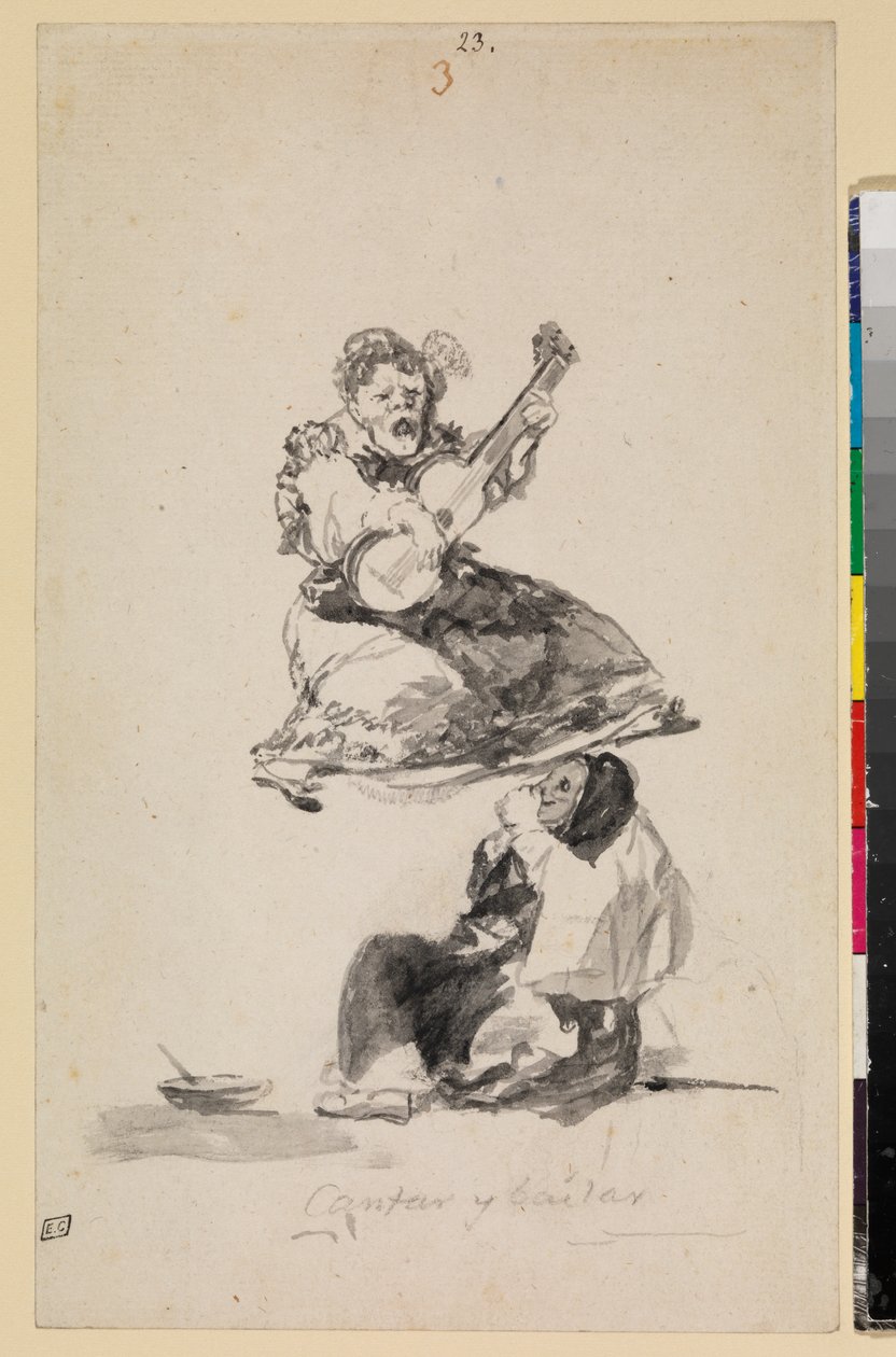 Ének és tánc alkotó: Francisco de Goya