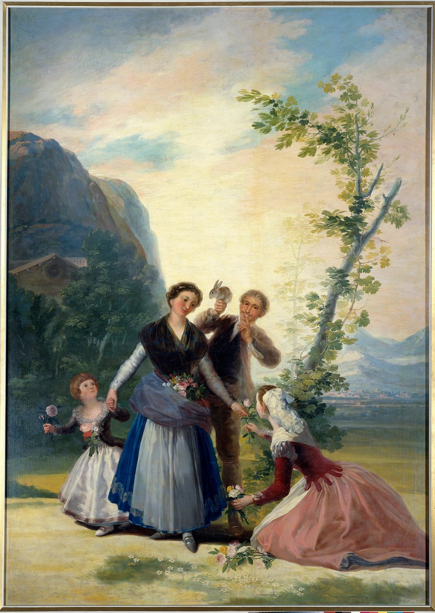 Francisco de Goya tavaszi festménye (1746-1828) 19. század. Homályos. 2,77 X 1,92 m. Madrid. Prado Múzeum alkotó: Francisco de Goya