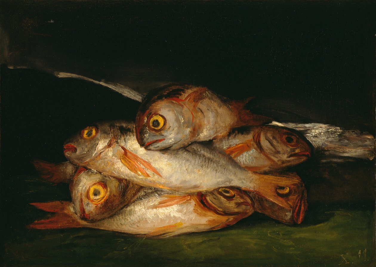 Csendélet aranykeszeggel alkotó: Francisco de Goya