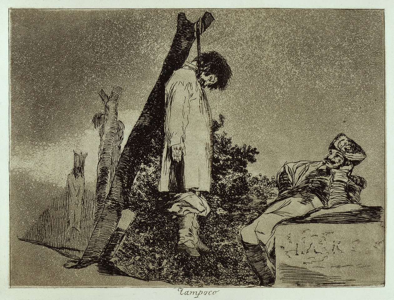 Az sem (A háború borzalmai 36) alkotó: Francisco Jose de Goya y Lucientes