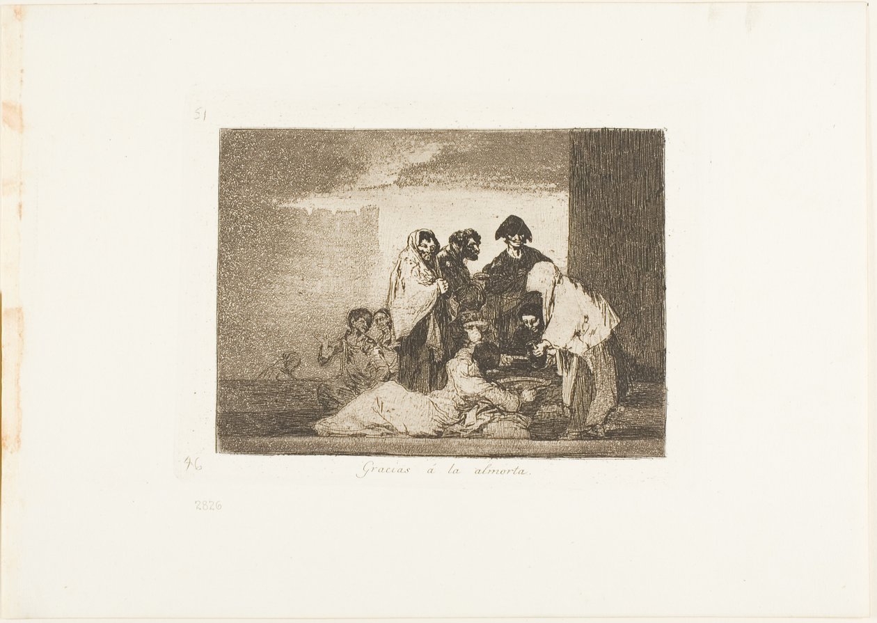 Köszönet a Milletnek, a The Disasters of War 51. lemeze alkotó: Francisco Jose de Goya y Lucientes