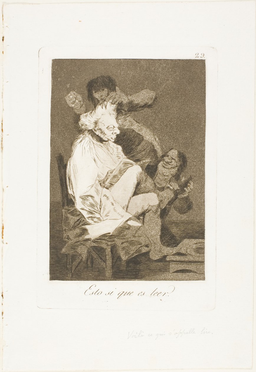 Ez minden bizonnyal el tudja olvasni a Los Caprichos 29. lemezét alkotó: Francisco Jose de Goya y Lucientes