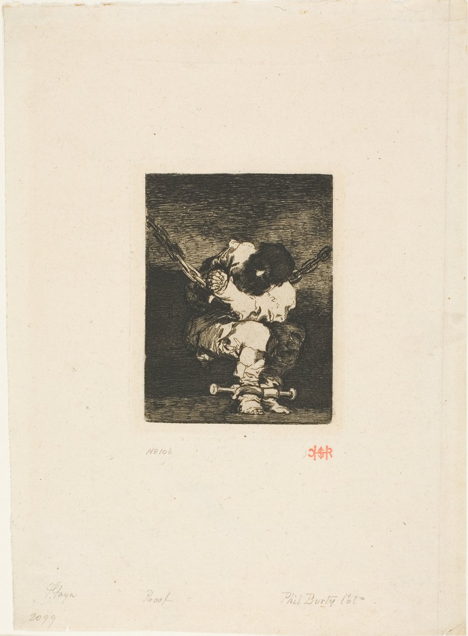Az őrizet ugyanolyan barbár, mint a bűn ("A kis fogoly") alkotó: Francisco Jose de Goya y Lucientes