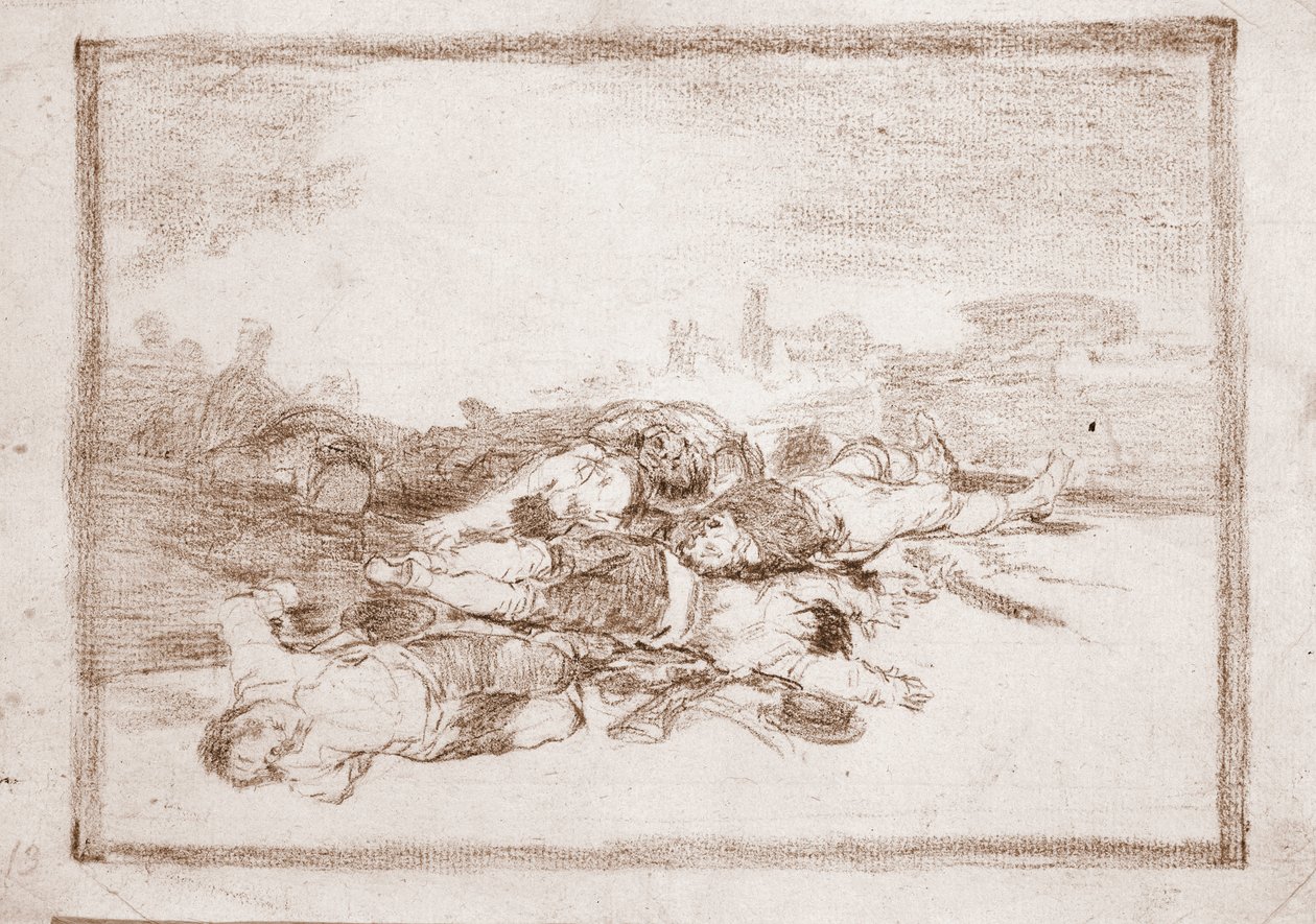 A háború katasztrófái: És még sok más (előkészítő rajz alkotó: Francisco de Goya