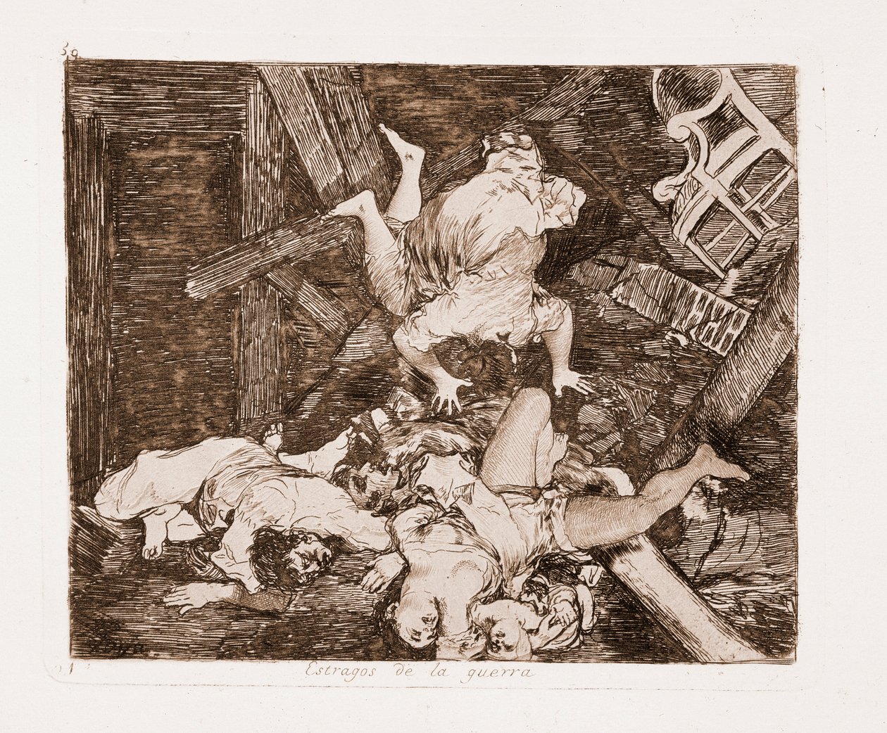 The Disasters of War: Háborús károk (metszet az előkészítő rajz után alkotó: Francisco de Goya