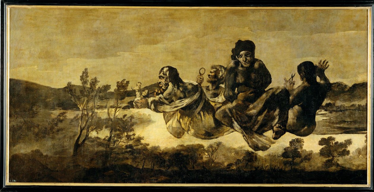 The Fates ... (festmény vászonra) alkotó: Francisco Jose de Goya y Lucientes