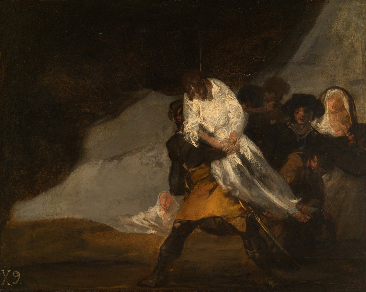 Az akasztott szerzetes alkotó: Francisco Jose de Goya y Lucientes