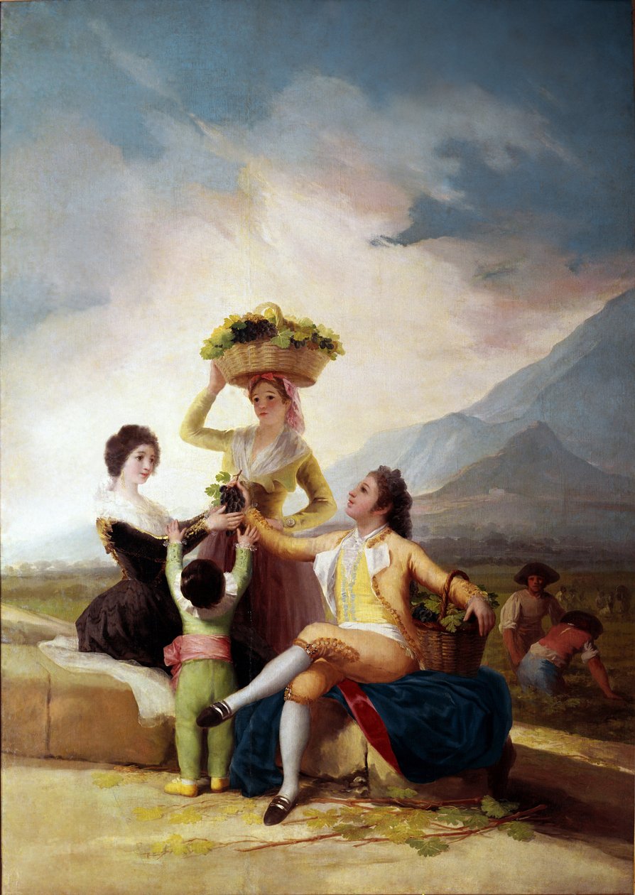 The Harvest (olaj, vászon alkotó: Francisco de Goya
