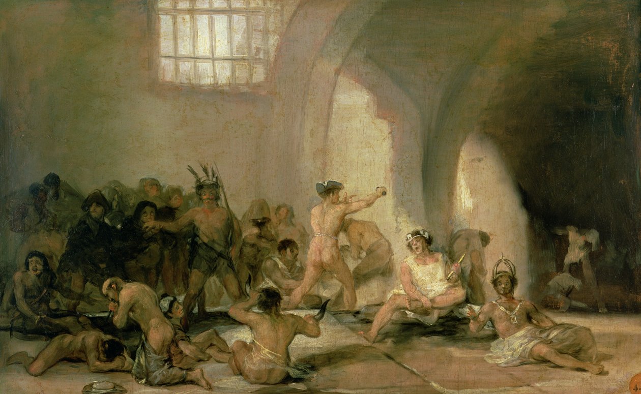Az őrültek háza alkotó: Francisco de Goya