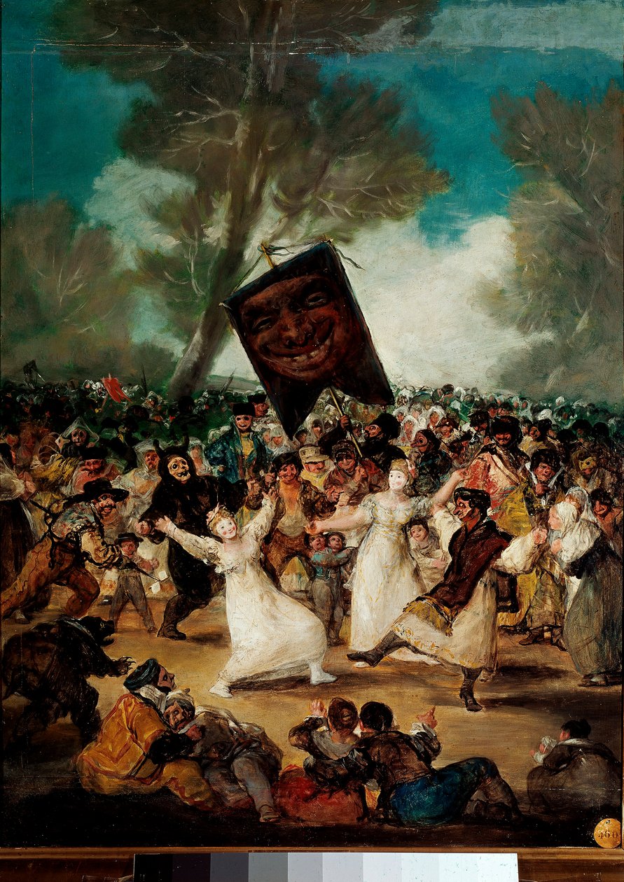 A szardínia temetése (Entierro della sardina) Francisco Goya y Lucientes (1746-1828) festménye alkotó: Francisco de Goya