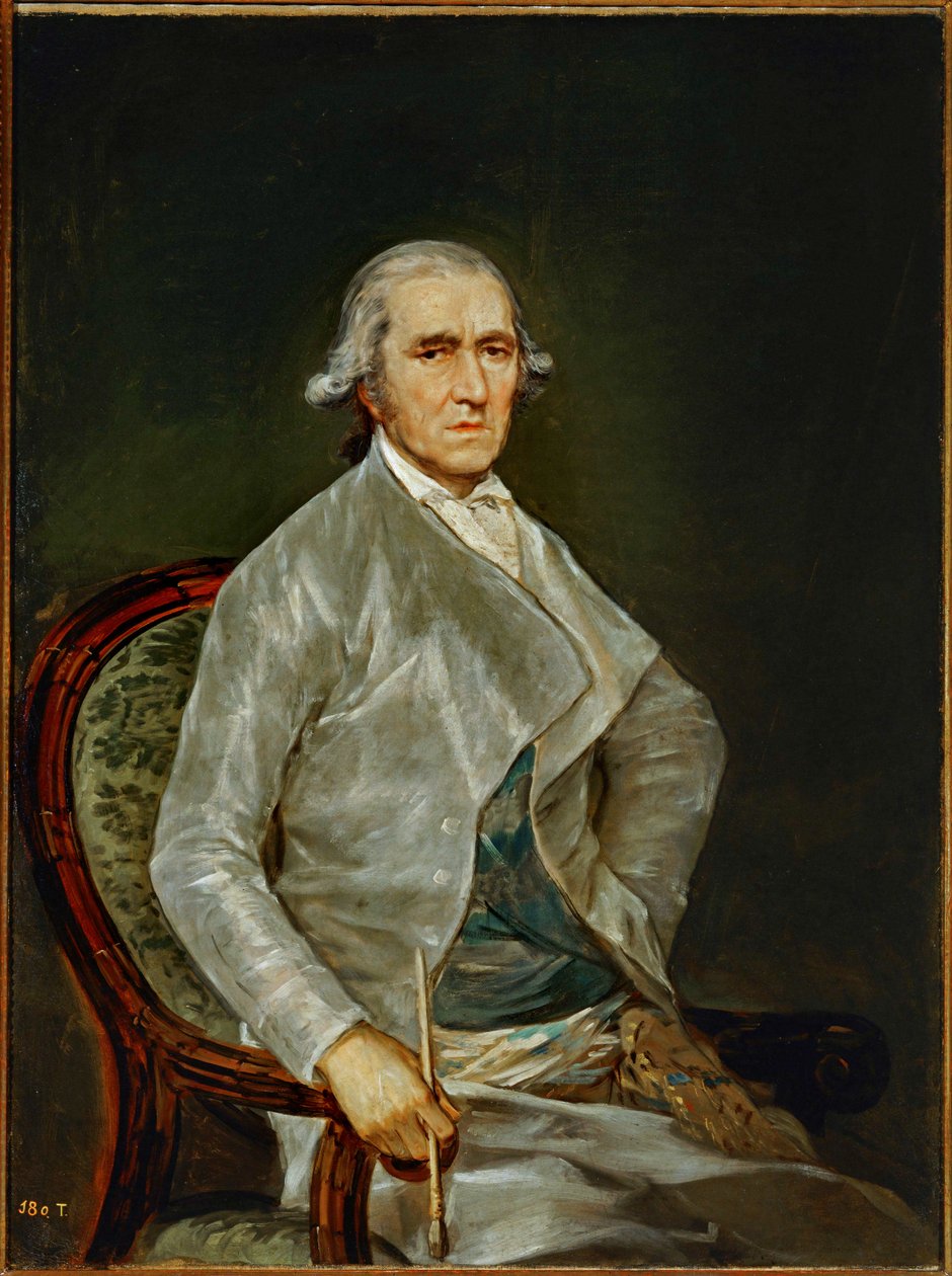 A festő Francisco Bayeu ... (festmény, vászon) alkotó: Francisco Jose de Goya y Lucientes